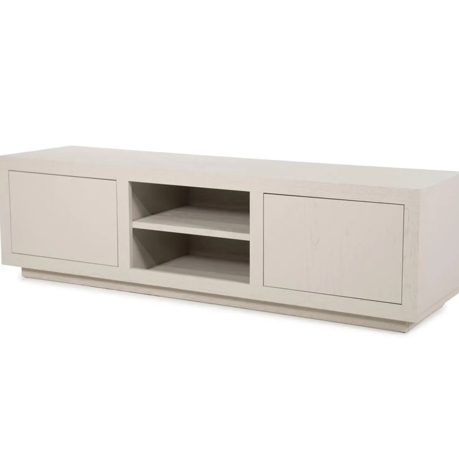 TV-meubel Helsinki Eikenhout 160 cm - Taupe - Loft24.nl