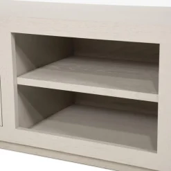 TV-meubel Helsinki Eikenhout 160 cm - Taupe - Loft24.nl