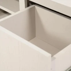 TV-meubel Helsinki Eikenhout 200 cm - Taupe - Loft24.nl