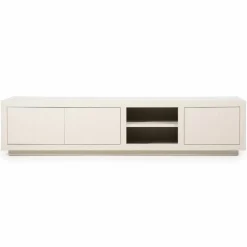 TV-meubel Helsinki Eikenhout 200 cm - Taupe - Loft24.nl