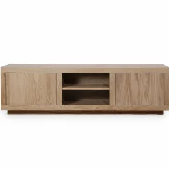 TV-meubel Helsinki Eikenhout 160 cm - Lichtbruin - Loft24.nl