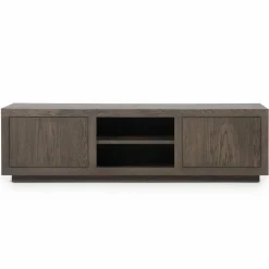 TV-meubel Helsinki Eikenhout 160 cm - Lichtbruin - Loft24.nl