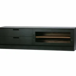 TV-meubel James 180cm - Zwart - Loft24.nl