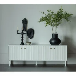 TV-meubel Madu 160cm - Wolkengrijs - Loft24.nl