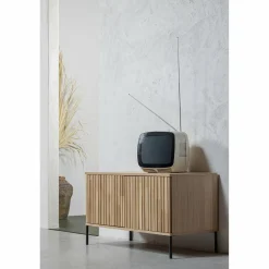 TV-meubel New Gravure Grenen 100cm - Naturel - Loft24.nl