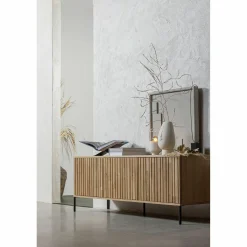 TV-meubel New Gravure Grenen 150cm - Naturel - Loft24.nl