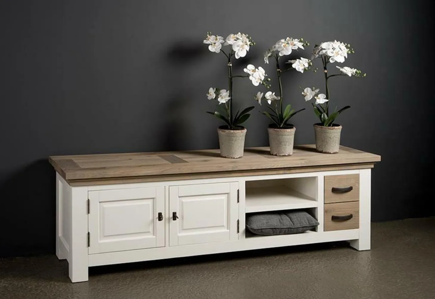 TV-meubel Parma 190 cm - Wit - Loft24.nl