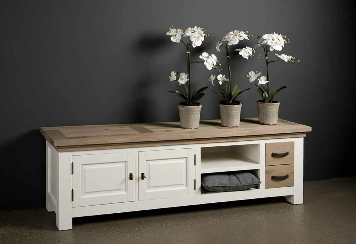 TV-meubel Parma 190 cm - Wit - Loft24.nl