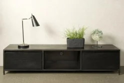 TV-meubel Paterno Zwart - 180 cm - Loft24.nl