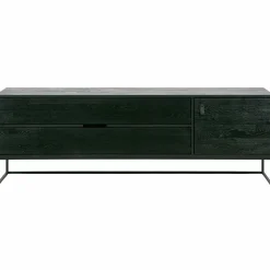 TV-meubel Silas Grenen 180cm - Zwart - Loft24.nl