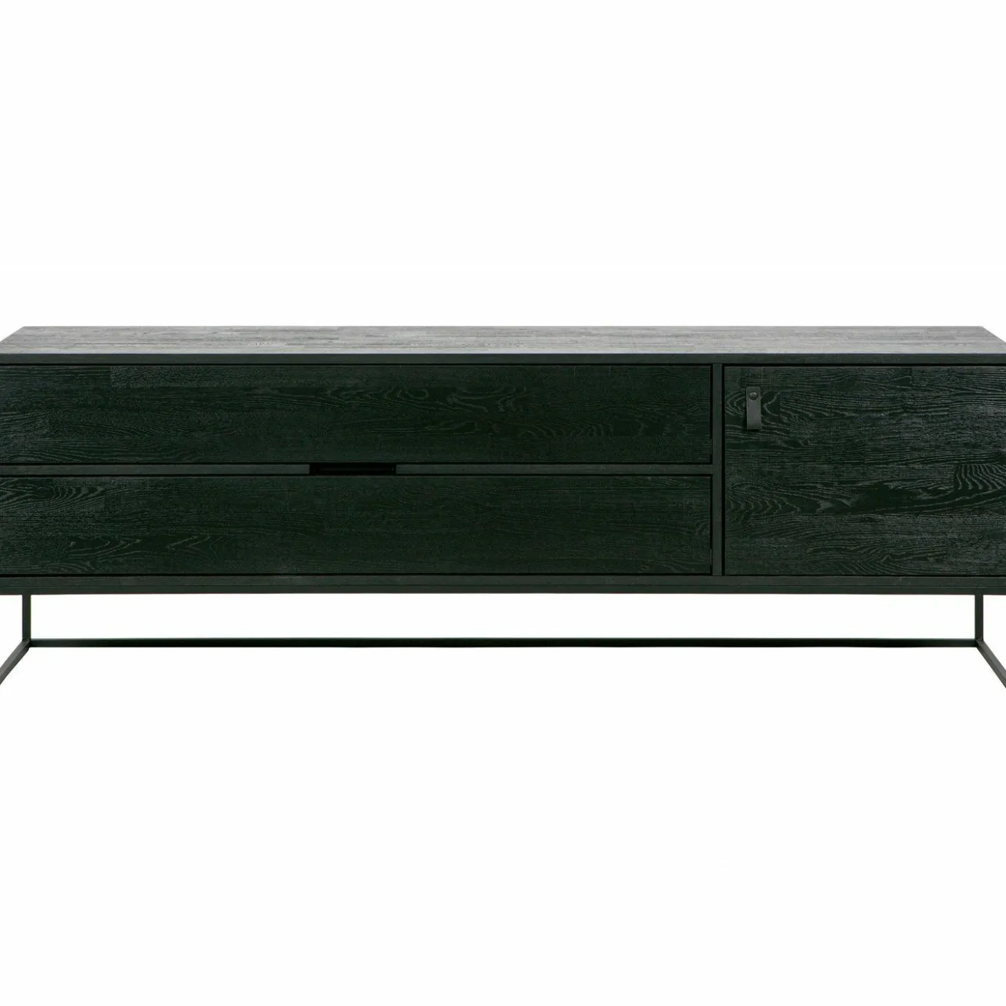 TV-meubel Silas Grenen 180cm - Zwart - Loft24.nl