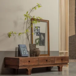 TV-meubel Staes Mangohout 180cm - Loft24.nl