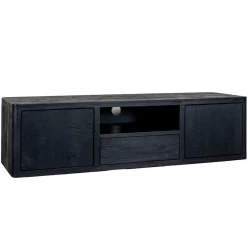TV-meubel Tenna Zwart - 150 cm - Loft24.nl