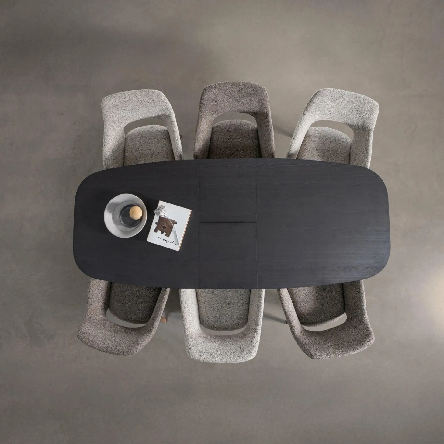 Uitschuifbare Eettafel Arros Deens Ovaal, 180-220 x 90cm - Loft24.nl