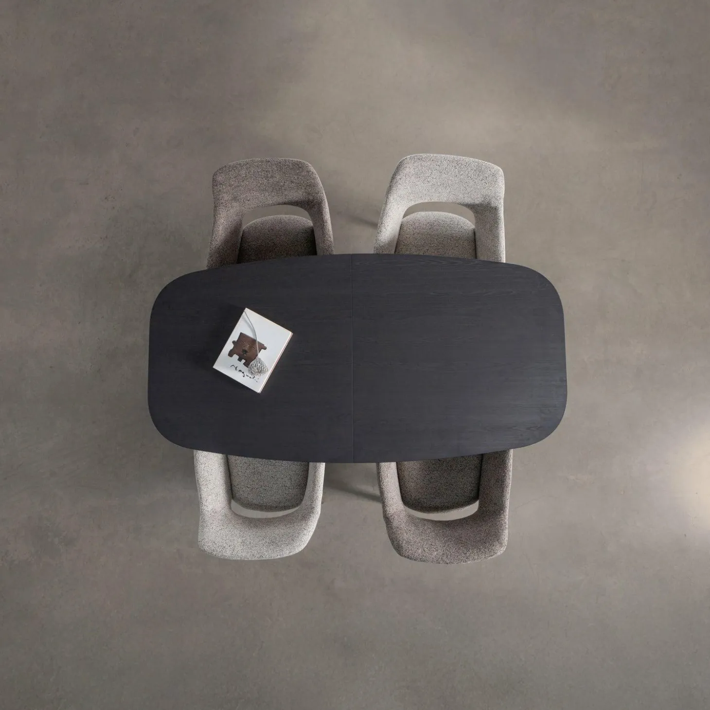 Uitschuifbare Eettafel Arros Deens Ovaal, 180-220 x 90cm - Loft24.nl