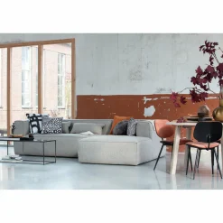 Uitschuifbare Ronde Eettafel Lange Jan 120 x 120-200cm, kleur Eiken - Loft24.nl