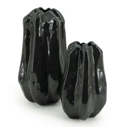 Vaas Alba zwart - 35 cm - Loft24.nl