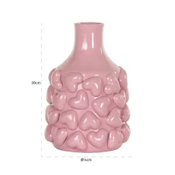 Vaas Alexia 21cm kleur Roze - Loft24.nl