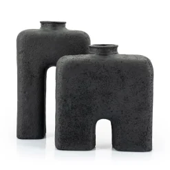 Vaas Arc groot Zwart - Loft24.nl