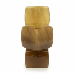 Vaas Batu Mondgeblazen glas - Mosterdgeel - Loft24.nl