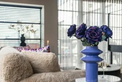 Vaas Cedar 33cm hoog kleur Blauw - Loft24.nl