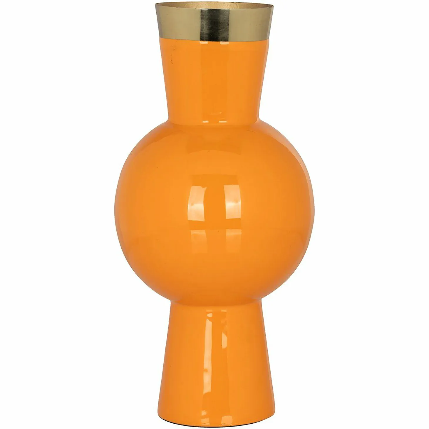 Vaas Clem 30cm hoog kleur Oranje - Loft24.nl