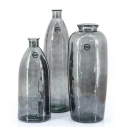 Vaas Dali Glas 26 x 63 cm Grijs - Loft24.nl