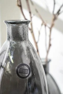 Vaas Dali Glas 26 x 63 cm Grijs - Loft24.nl