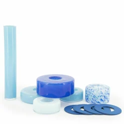 Vaas Golas Mondgeblazen glas - Blauw - Loft24.nl