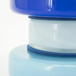 Vaas Golas Mondgeblazen glas - Blauw - Loft24.nl