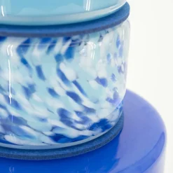 Vaas Golas Mondgeblazen glas - Blauw - Loft24.nl