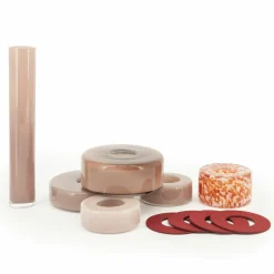 Vaas Golas Mondgeblazen glas - Burgundy - Loft24.nl