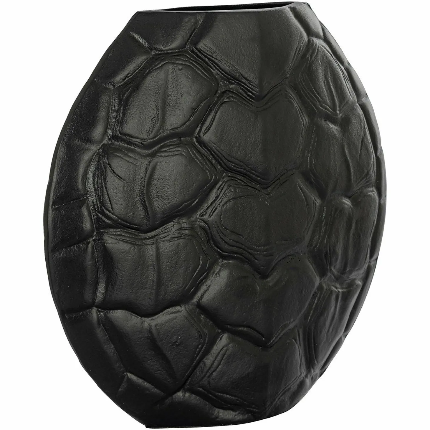 Vaas Ines 30cm hoog kleur Zwart - Loft24.nl