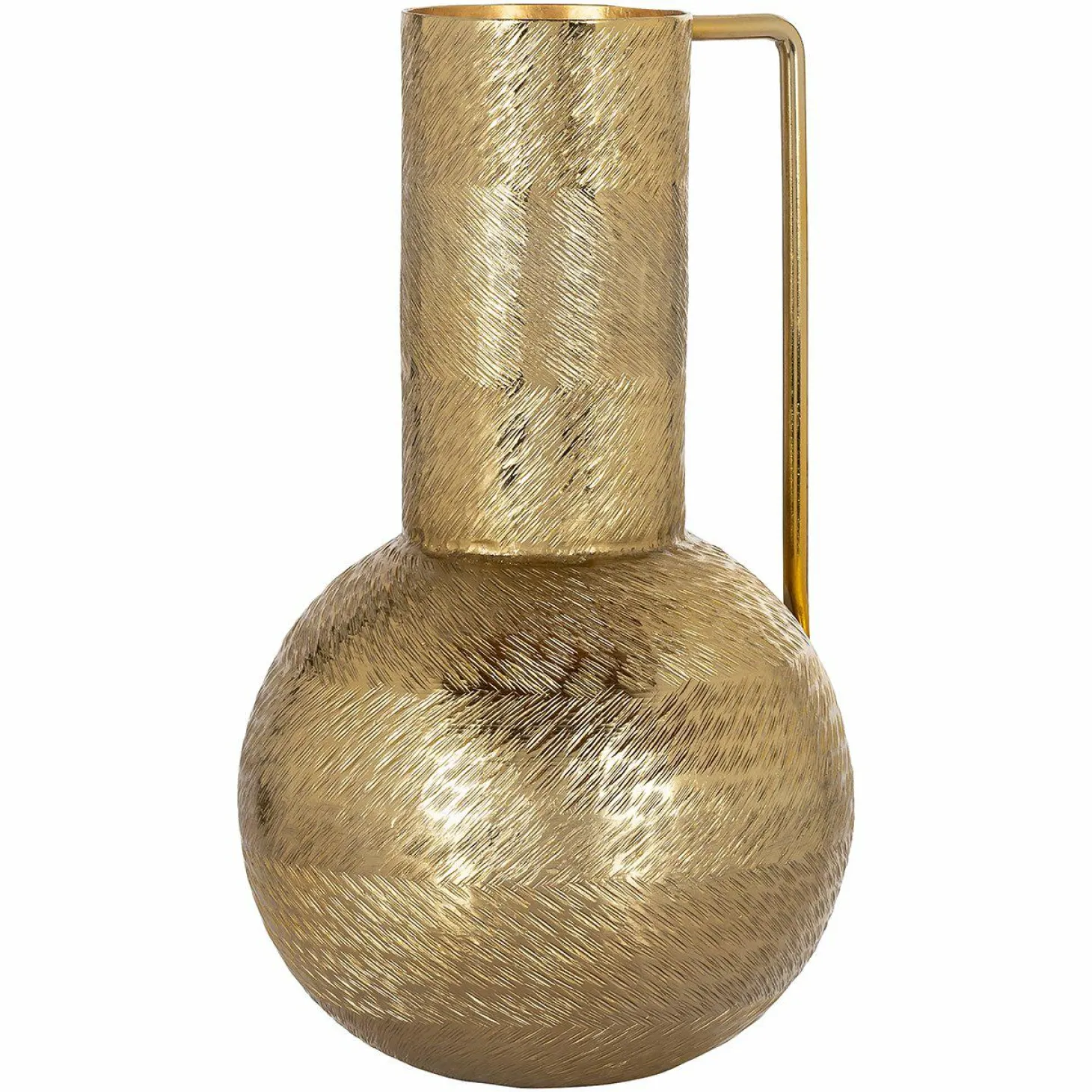 Vaas Leia 31cm hoog kleur Goud - Loft24.nl