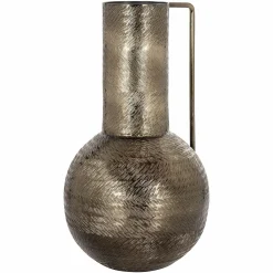 Vaas Leia 37cm hoog kleur Rookzwart - Loft24.nl