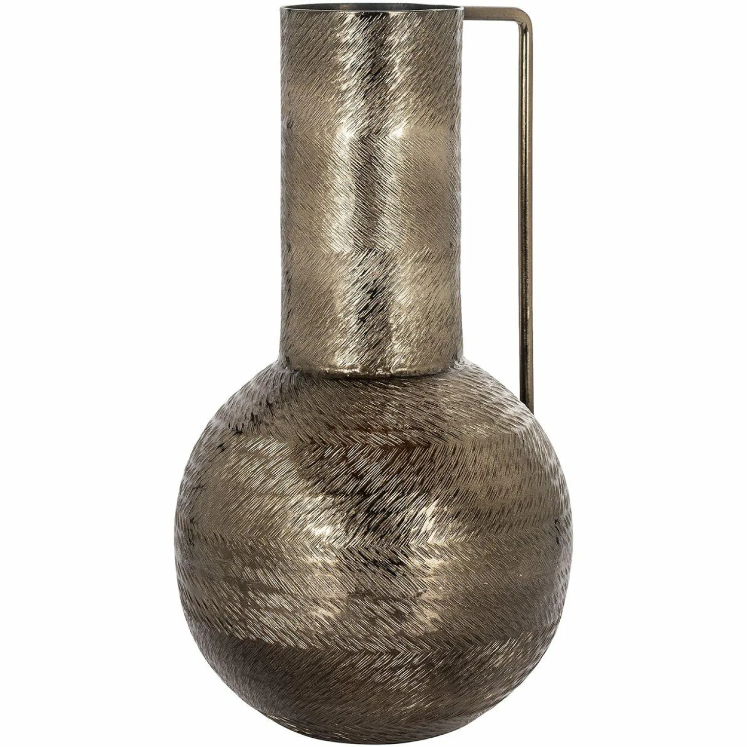 Vaas Leia 37cm hoog kleur Rookzwart - Loft24.nl