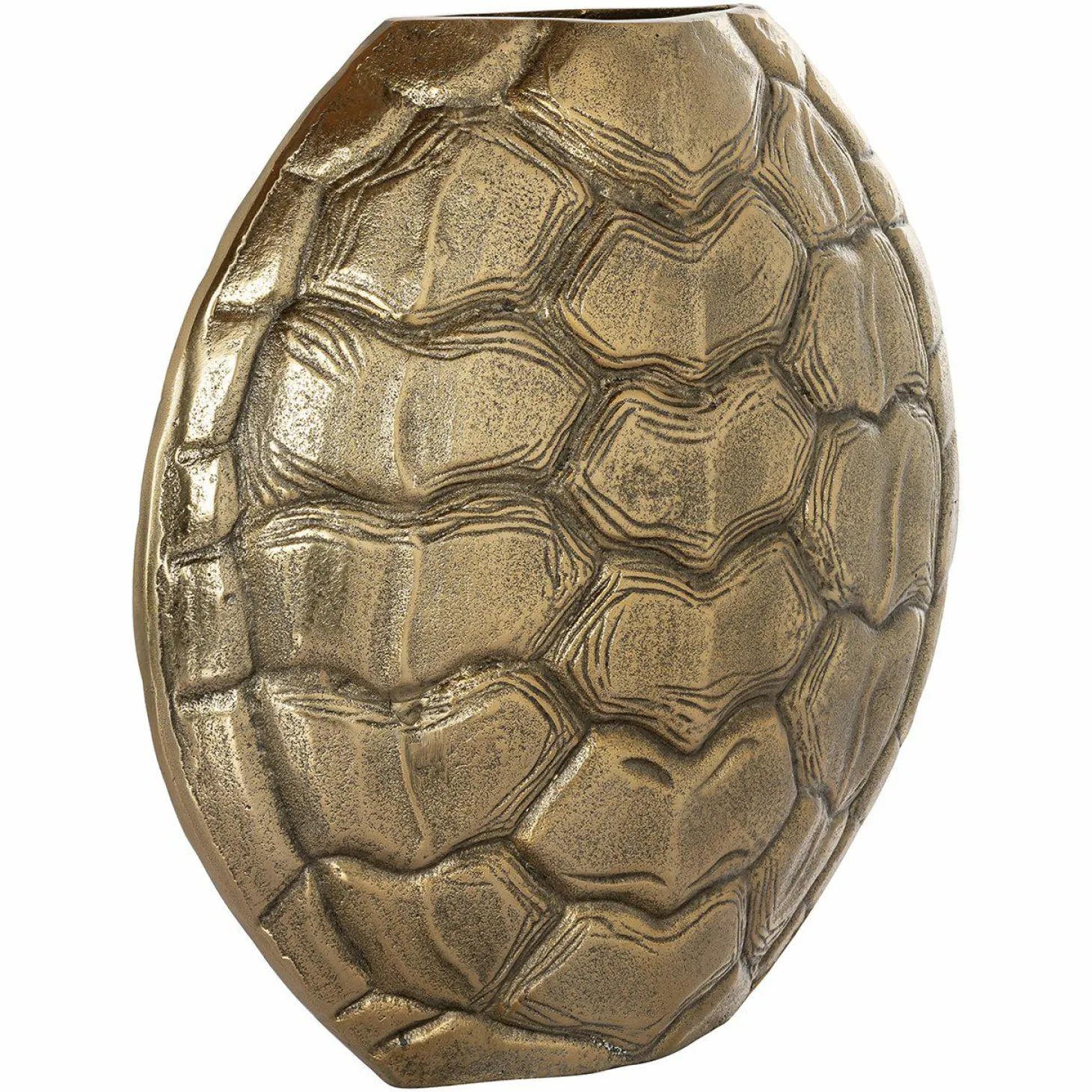 Vaas Lena 38cm hoog kleur Brushed Goud - Loft24.nl