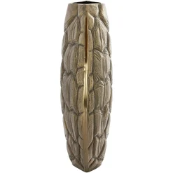 Vaas Lena 38cm hoog kleur Brushed Goud - Loft24.nl