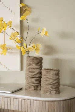 Vaas Mae 3D geprint Keramiek - 20 cm - Loft24.nl