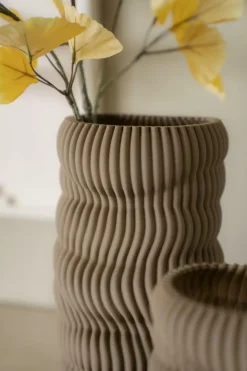 Vaas Mae 3D geprint Keramiek - 20 cm - Loft24.nl