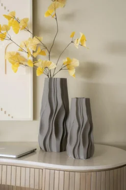 Vaas Nove 3D geprint Keramiek - 30 cm - Loft24.nl