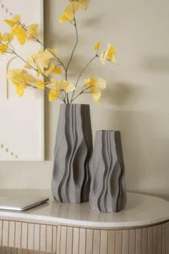 Vaas Nove 3D geprint Keramiek - 40 cm - Loft24.nl