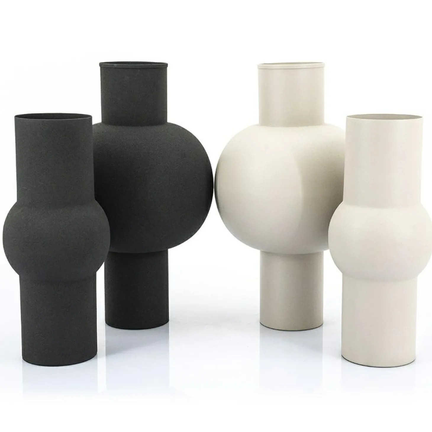 Vaas Ola Zwart medium 40 cm - Loft24.nl