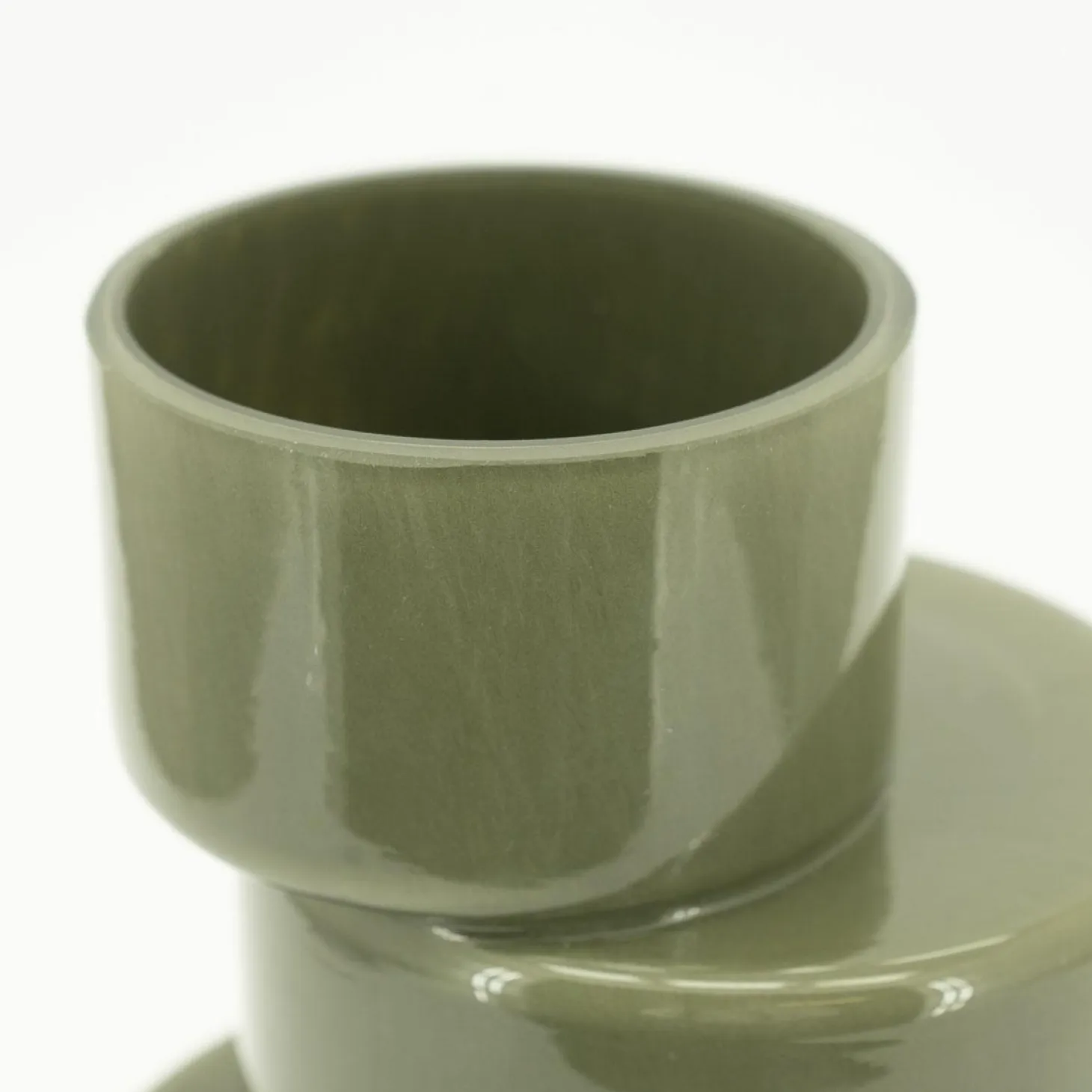 Vaas Pila Glas 35cm hoog - Moss groen - Loft24.nl