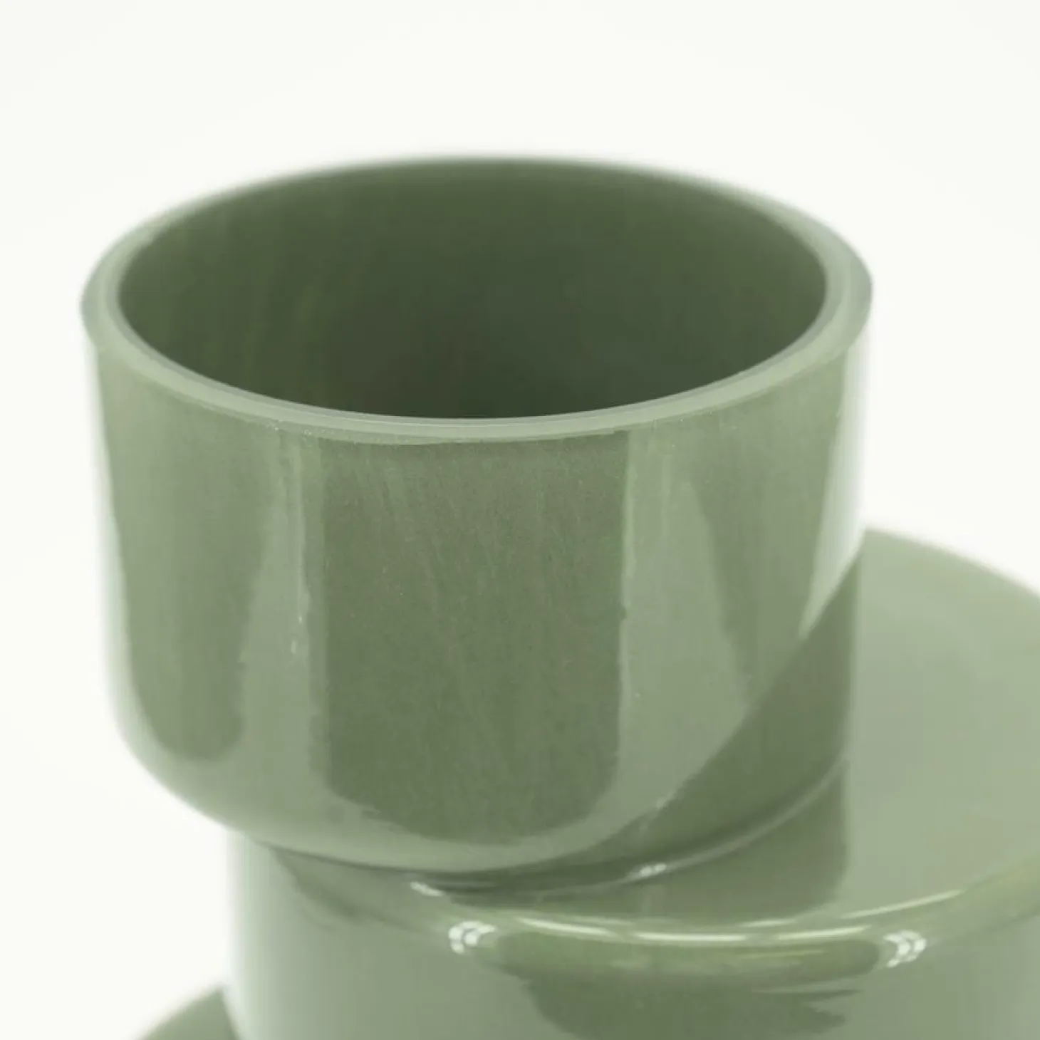 Vaas Pila Glas 35cm hoog - Moss groen - Loft24.nl