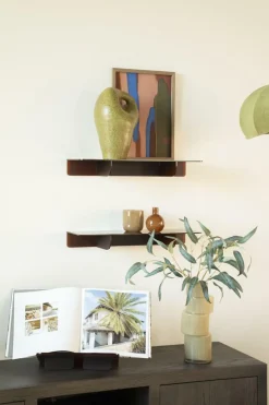 Vaas Pila Glas 35cm hoog - Sage groen - Loft24.nl