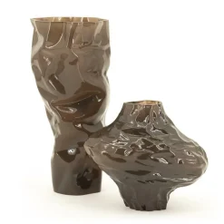 Vaas Rias klein - Bruin - Loft24.nl