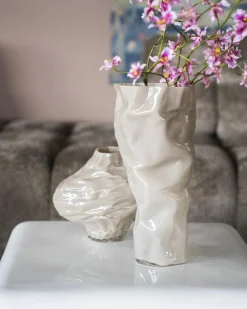 Vaas Rias klein - Taupe - Loft24.nl