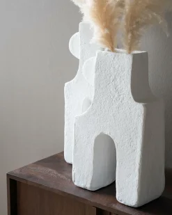 Vaas Tribe groot Wit - Loft24.nl