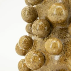 Vaas Viro Geglazuurd aardewerk - Mosterdgeel - Loft24.nl